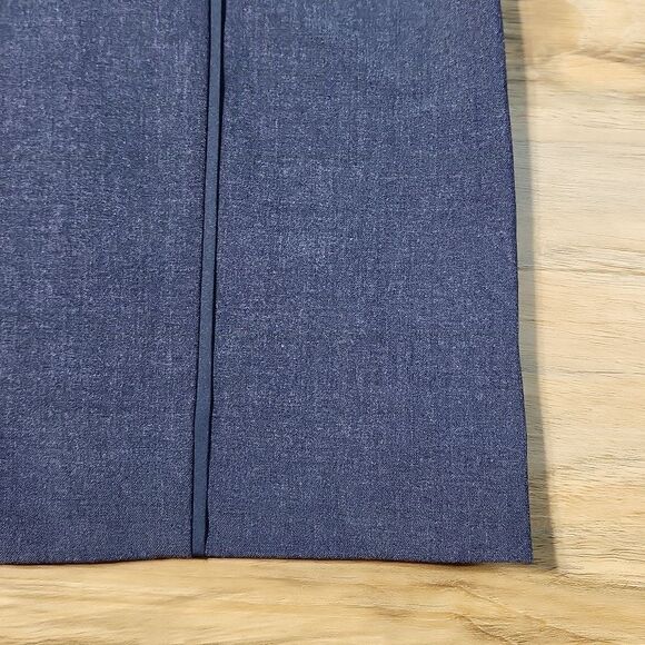 🔺️The Limited Blue Fitted Cap Sleeve Dress Size 2 - Picture 10 of 12